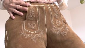 Bavarian Lederhosen: Be My Ass-sniffer and Cum, Lady Victoria Valente