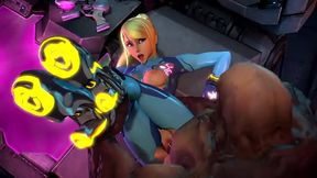 samus fucks with demon