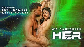 Wicked - Hot Virtual Brunette Babe Turns Fantasies To Truth And Gets Fucked Hard