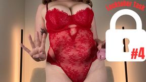 LOCKTOBER TASK #4 - Femdom Mystery POV by Sadistichoneyb Miss Honey with Interactive Game, Sub Training and Slave Task