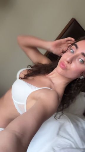 Big-titted teen showcases her cute ass on OnlyFans