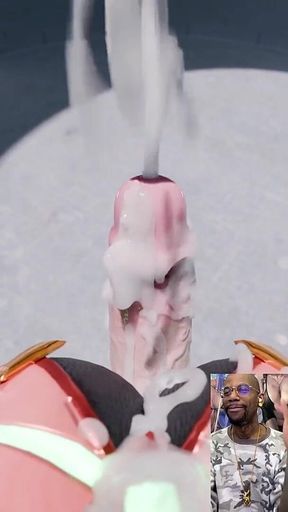 Futuristic Big Breast Transgender Can’t Stop Hardcore Cumming on Herself