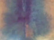 Thug strokes BBC for the neighbors to see during the covid quarantine