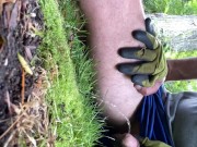 Long piss in my step mom neighbors yard hope I get caught this time mark messy outdoor public hot