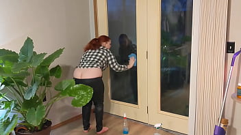 Butt Exposed Window Cleaning by Sophia Sinclair