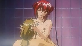 Class Reunion 3 - Sexy anime redhead has a steamy romantic fuck in the shower