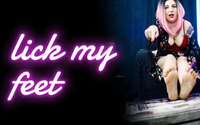 Lady Angela Kneel in Front of Your Goddess and Worship Her Feet MILF Feet