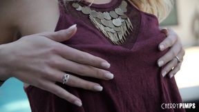 Petite Macy Meadows Romantic Lovemaking Ends with Cum on Her Face!