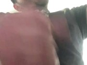 gran corrida mientras chupo dildo de mi mujer
