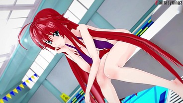 HS DXD NTR Madness 4 - POOL PARTY - FULL MOVIE