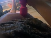 trans girl vibing and cumming in her panties