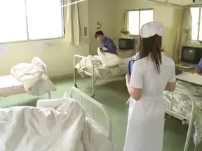 Naughty Japanese Nurse Gets Gangbang During Lunch Break Chaos