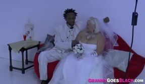 Curvy Mature Bride Enjoys Intense Interracial Experience