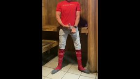 Another Hot and Horny Edging Session From Dilfjockdad87 in the Sauna