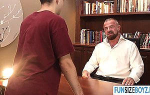 Muscled Kamp punished his gay student for being naughty