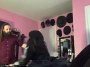 Trans goth slut fucks her roommate (full vid on OF)