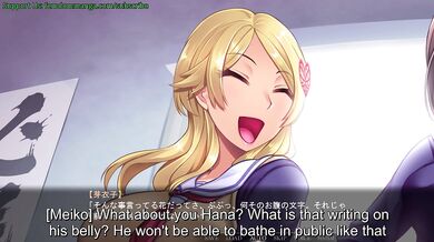 Amazing Facesitting Orgy Femdom Hentai Graduation Party
