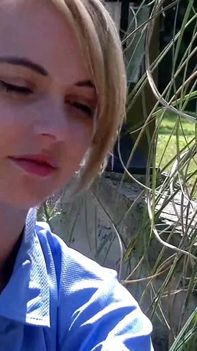 Hockey Stick Jerk off Featuring Chloe Toy