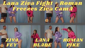lana ziva fight roman freezes ziva cam a 4k