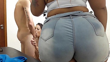 Patroa fode com mordomo e empregada gorda filma tudo