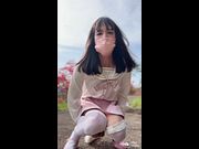 お外でイっちゃうの？