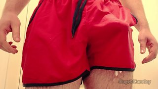 Cum guys meaty dad swims in pool changing room slugfest