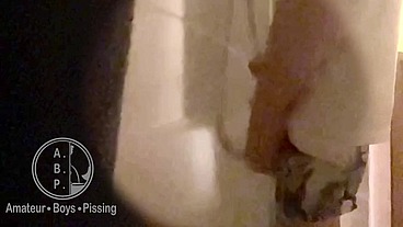 Caught Pissing on His Friend in the Bathtub
