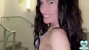 Hot girlfriend gets deep-fucked by a huge BBC