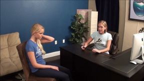 Taylor worships her sexy blonde friend