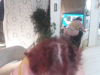 89 Hot as screw DawnSkye invites u to eat her older cunt whilst I smoke