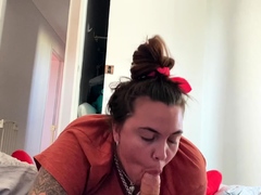 Brunette hookup amateur blowjob and dirtytalk sexdate