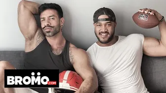 Shaven-Headed Hunk Jason Vario Rims Twink Mateo Zagal for Raw Cock Ride