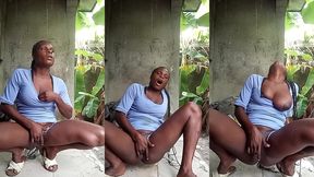 got so wet at my step sister s house i had to sneak out & masturbate