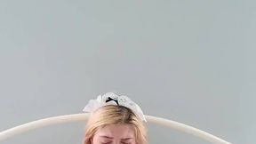 Sex Film @Female Masturbation & #Shaved Pussy #Uniforms #Blonde with @Rocketbabey Like & Share!