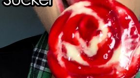 The Sucker - Goddess Elara teases in this sexy lollipop lickers clip featuring mouth play, her sexy tongue, and more