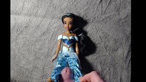 Princess Jasmin gets a lot of cum
