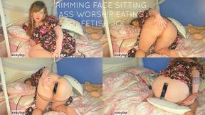 Nylons Tights Rimming face sitting Ass worship eating fetish JOI
