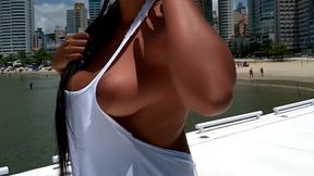 Is this Tank Top too Loose for Yoga? 🫢 Sideboob Nip Slip of my Tiny Tits 
