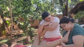 Skinny Girl Demands Her Foot Worship, She's Delighted