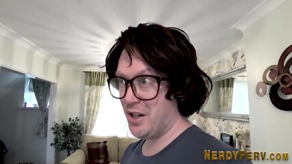 Hot teen brits give head to nerd