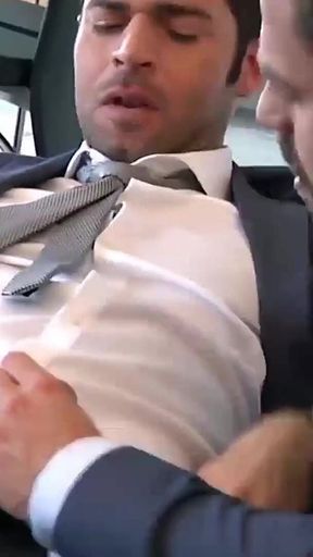 MENATPLAY - Latin in suit Hector de Silva anal fucks colleague