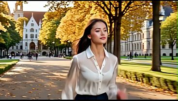 Naughty 18yo Teen Falls for Her Strict Math Teacher &ndash_ Romantic Classroom Sex with Sweet Music (AI Generated Fantasy)