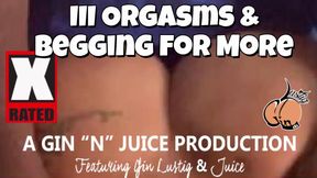 III orgasms & begging Begging for more