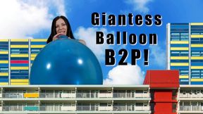 Giantess Inflates an Unbelievably Massive Balloon Until It Pops - Kylie Jacobs - MP4 720p HD