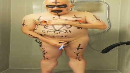 Satan Slave Gets a Urine Enema from Satan