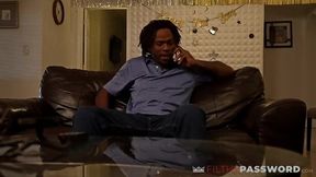 Jessica Marie masturbates to BBC while getting pounded by Jay Bangher