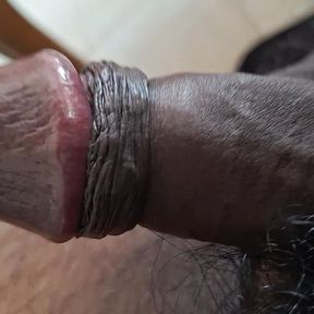 Wanking my indian cock  at home part 2