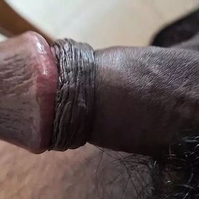 Wanking my indian cock  at home part 2