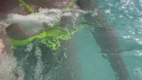 Artemisia Love sexy big boobs flashing underwater horny af in public