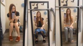 Mirror Selfie Pee Compilation